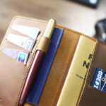 Leather Notebook Cover With Card Slot