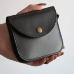 Leather Wristlet Coin Purse & Card Case Wallet