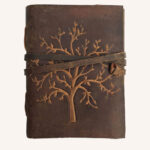 Tree Embossed Leather Journal