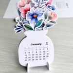 Blossom Days 2025 Desk Calendar