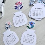 Blossom Days 2025 Desk Calendar