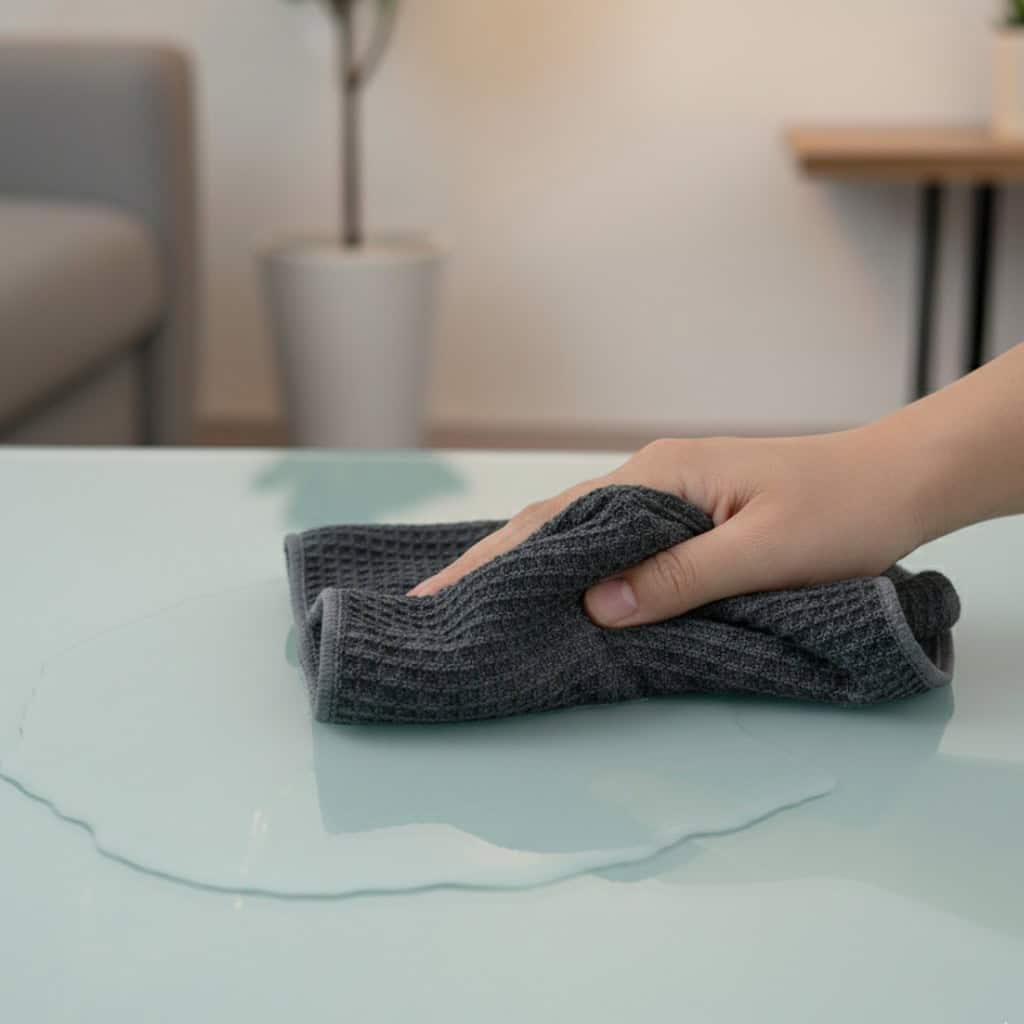 Glass Cleaning Towel Absorbency
